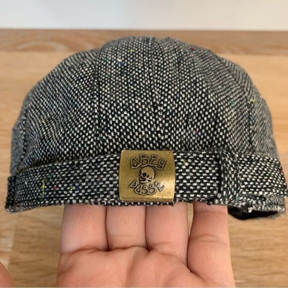 Obey Women’s Wool Blend Adjustable Herringbone Hat - Picture 9 of 11